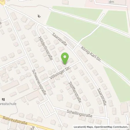 Standortübersicht der Tankstelle Kleinen IT in 72250 Freudenstadt