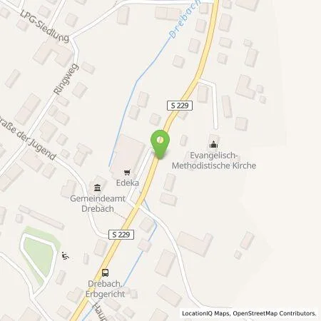 Standortübersicht der Tankstelle SolarStromAnlagen S. Rösch Einzelunternehmen in 09430 Drebach