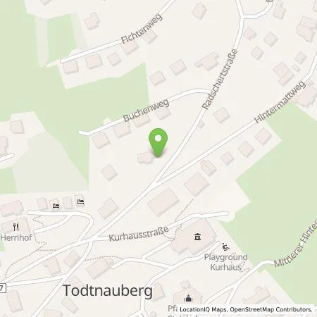 Standortübersicht der Tankstelle Tobias Trickes Photovoltaik in 79674 Todtnau