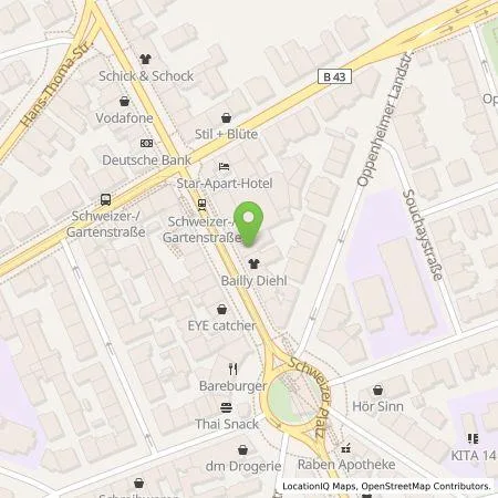 Standortübersicht der Tankstelle Frankfurter Volksbank eG in 60594 Frankfurt