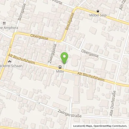 Standortübersicht der Tankstelle Frankfurter Volksbank eG in 63477 Maintal