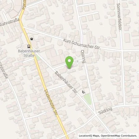 Standortübersicht der Tankstelle Frankfurter Volksbank eG in 63110 Rodgau