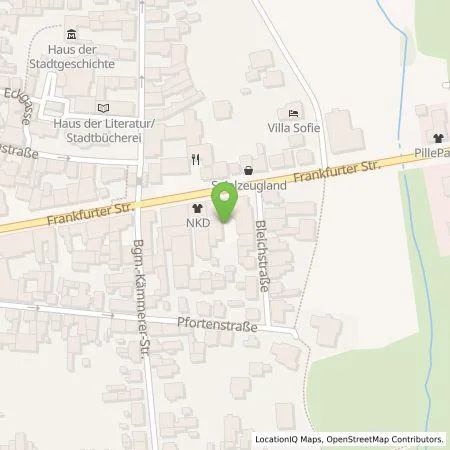 Standortübersicht der Tankstelle Frankfurter Volksbank eG in 63150 Heusenstamm