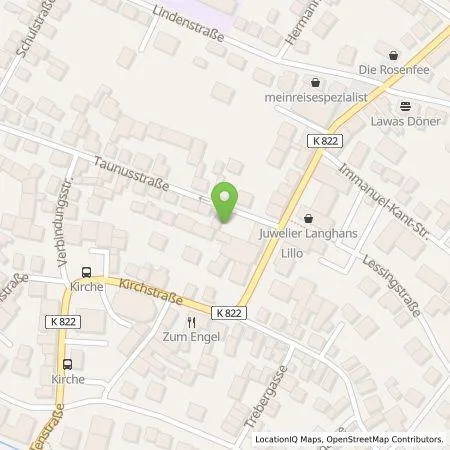 Standortübersicht der Tankstelle Frankfurter Volksbank eG in 65830 Kriftel