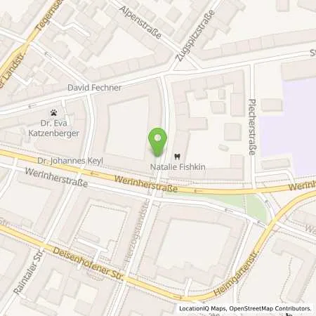 Standortübersicht der Tankstelle SWM Versorgungs GmbH in 81541 München