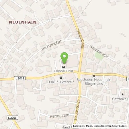 Standortübersicht der Tankstelle Frankfurter Volksbank eG in 65812 Bad Soden am Taunus