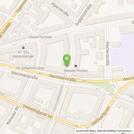 Standortübersicht der Tankstelle SWM Versorgungs GmbH in 81541 München