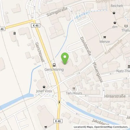 Standortübersicht der Tankstelle Volksbank Westmünsterland eG in 48653 Coesfeld