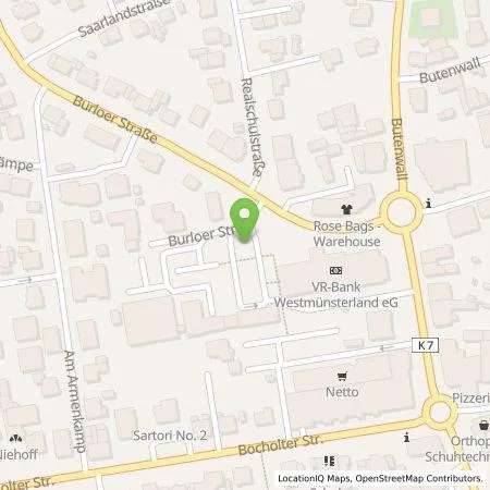 Standortübersicht der Tankstelle Volksbank Westmünsterland eG in 46325 Borken