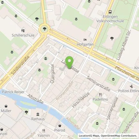 Standortübersicht der Tankstelle Hotel Engel GmbH in 76275 Ettlingen