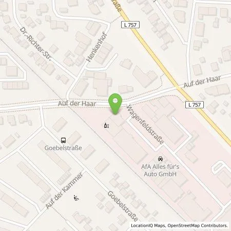 Standortübersicht der Tankstelle FHD GmbH & Co. KG in 33332 Gütersloh