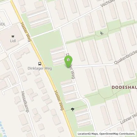 Standortübersicht der Tankstelle Osnabrücker Parkstätten-Betriebsgesellschaft mbH in 49088 Osnabrück