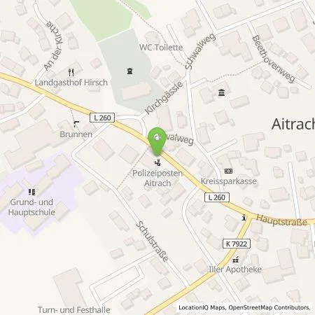 Standortübersicht der Tankstelle deer GmbH in 88319 Aitrach