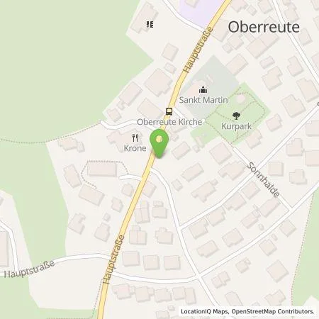 Standortübersicht der Tankstelle deer GmbH in 88179 Oberreute