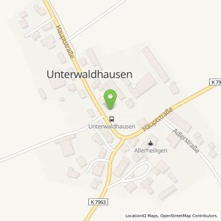 Standortübersicht der Tankstelle deer GmbH in 88379 Unterwaldhausen