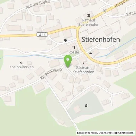 Standortübersicht der Tankstelle deer GmbH in 88167 Stiefenhofen