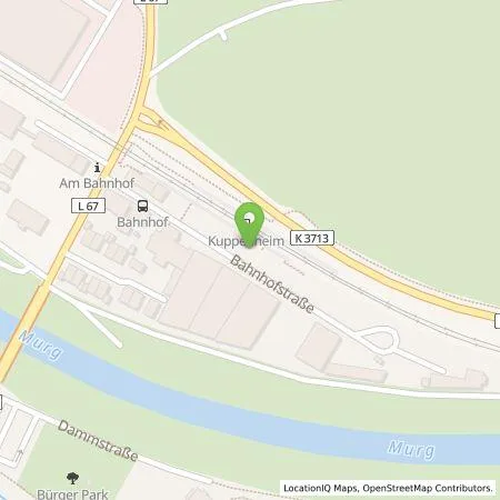 Standortübersicht der Tankstelle deer GmbH in 76456 Kuppenheim