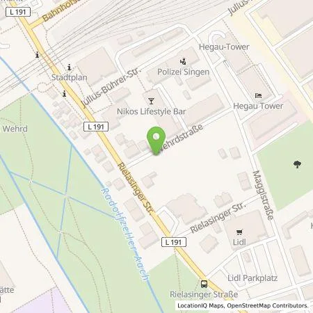 Standortübersicht der Tankstelle ALDI SÜD Immobilienverwaltungs-GmbH & Co. oHG in 78224 Singen (Hohentwiel)