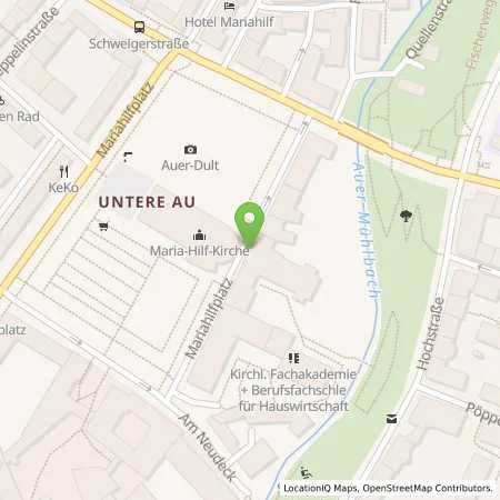 Standortübersicht der Tankstelle SWM Versorgungs GmbH in 81541 München