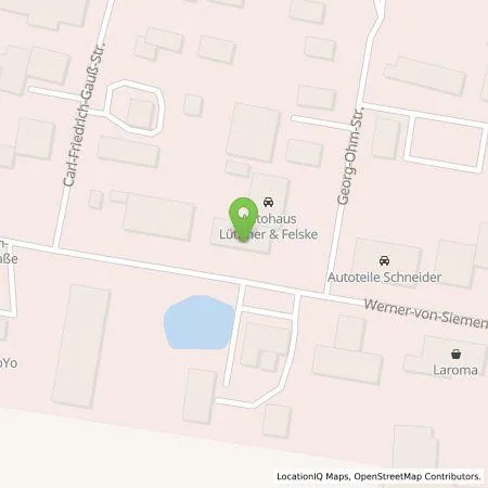 Standortübersicht der Tankstelle Audi Zentrum Flensburg Vertriebs GmbH in 24837 Schleswig