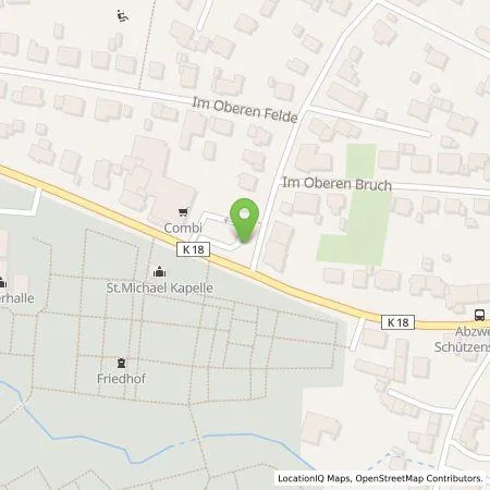 Standortübersicht der Tankstelle Vattenfall Smarter Living GmbH in 33014 Bad Driburg