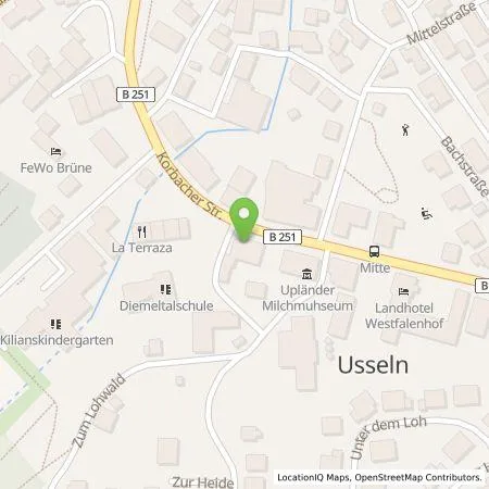 Standortübersicht der Tankstelle cocharge gmbh in 34508 Willingen (Upland)