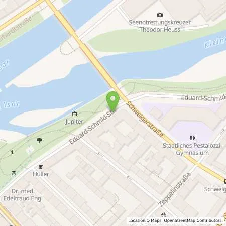 Standortübersicht der Tankstelle SWM Versorgungs GmbH in 81541 München