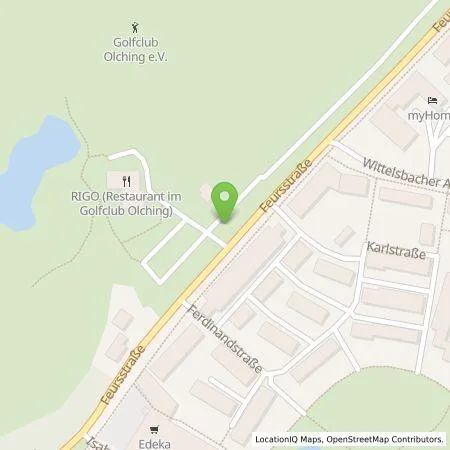 Standortübersicht der Tankstelle Stadtwerke Olching GmbH in 82140 Olching