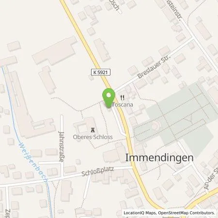 Standortübersicht der Tankstelle naturenergie hochrhein AG in 78194 Immendingen