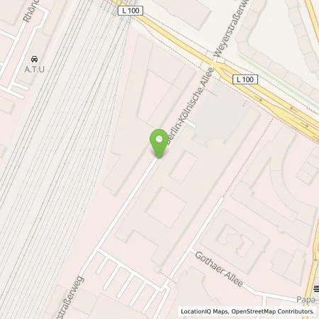 Standortübersicht der Tankstelle Rheinenergie AG in 50969 Köln