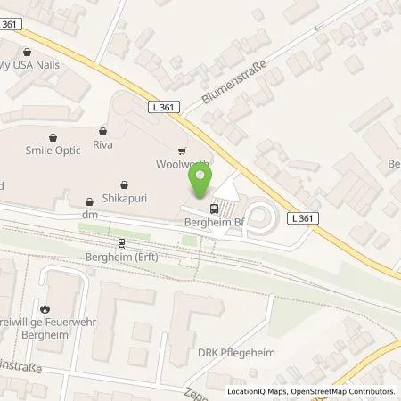 Standortübersicht der Tankstelle Rheinenergie AG in 50126 Bergheim