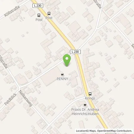 Standortübersicht der Tankstelle EnBW mobility+ AG und Co.KG in 52525 Heinsberg