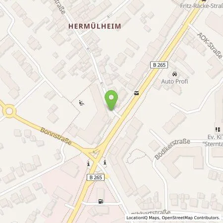 Standortübersicht der Tankstelle Rheinenergie AG in 50354 Hürth