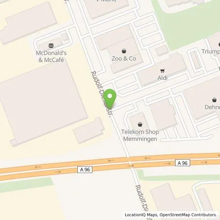 Standortübersicht der Tankstelle e-con AG in 87700 Memmingen