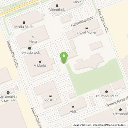 Standortübersicht der Tankstelle e-con AG in 87700 Memmingen