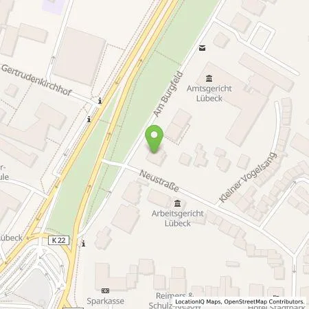 Standortübersicht der Tankstelle Stadtwerke Lübeck Energie GmbH in 23568 Lübeck