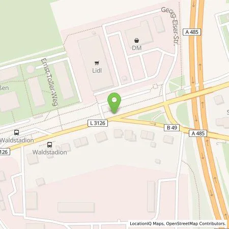 Standortübersicht der Tankstelle Tesla Germany GmbH in 35394 Gießen