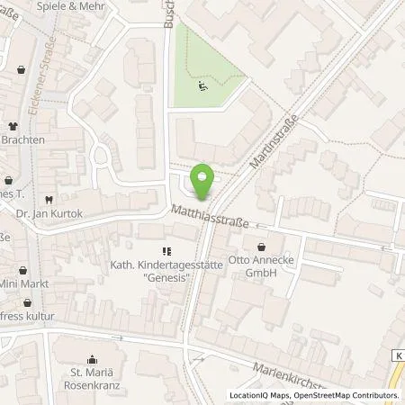 Standortübersicht der Tankstelle NEW Niederrhein Energie und Wasser GmbH in 41063 Mönchengladbach