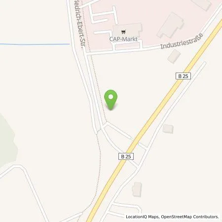 Standortübersicht der Tankstelle N-ERGIE Aktiengesellschaft in 91626 Schopfloch