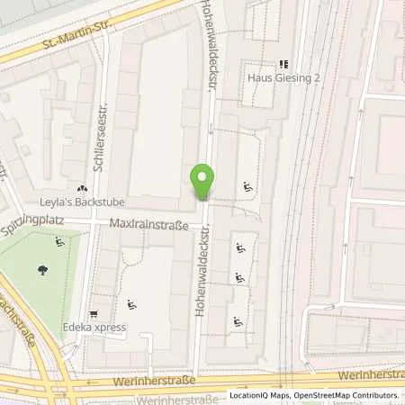 Standortübersicht der Tankstelle SWM Versorgungs GmbH in 81541 München