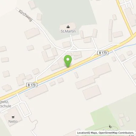 Standortübersicht der Tankstelle Reinhardt Lindner in 09353 Oberlungwitz