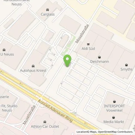 Standortübersicht der Tankstelle Stadtwerke Neuss Energie und Wasser GmbH in 41464 Neuss
