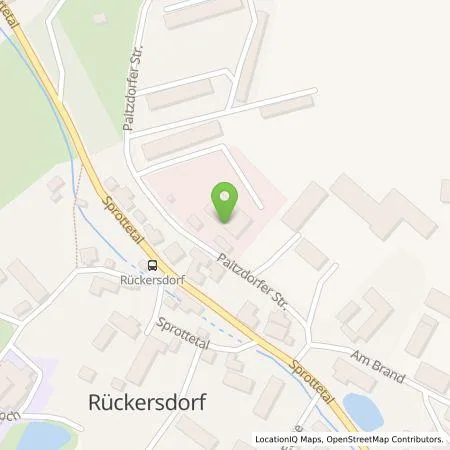 Standortübersicht der Tankstelle P-Systems GmbH in 07580 Rückersdorf