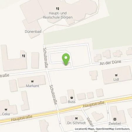 Standortübersicht der Tankstelle EWE Go GmbH in 26892 Dörpen