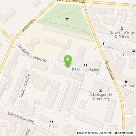 Standortübersicht der Tankstelle N-ERGIE Aktiengesellschaft in 90429 Nürnberg