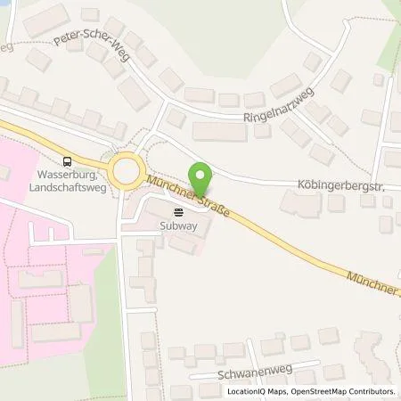 Standortübersicht der Tankstelle Wasserburger Energie GmbH in 83512 Wasserburg