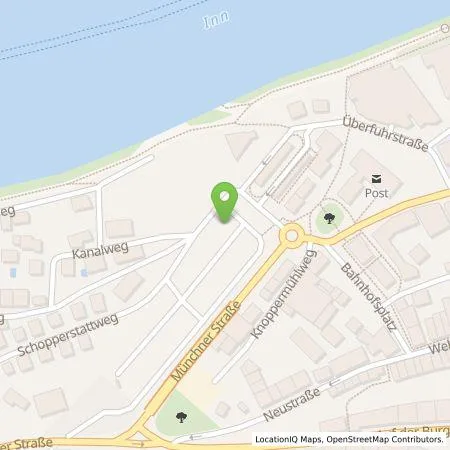 Standortübersicht der Tankstelle Wasserburger Energie GmbH in 83512 Wasserburg a. Inn