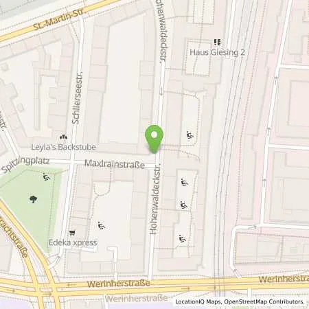 Standortübersicht der Tankstelle SWM Versorgungs GmbH in 81541 München