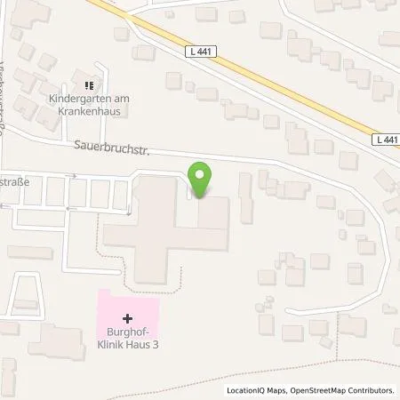 Standortübersicht der Tankstelle Burghof-Klinik GmbH in 31737 Rinteln