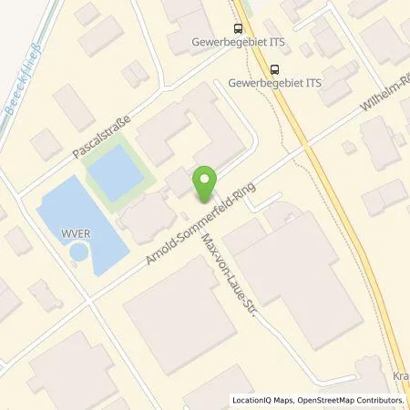 Standortübersicht der Tankstelle EWV Energie- und Wasser-Versorgung GmbH in 52499 Baesweiler